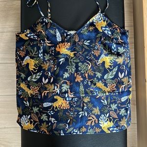 NWOT J. Crew Wild Animal Camisole